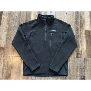 Patagonia Original Better Sweater Half Zip Black Women's Size Small